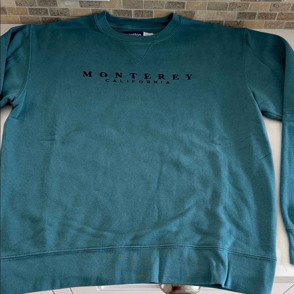 Teal Monterey California Sweatshirt Size: M ✨